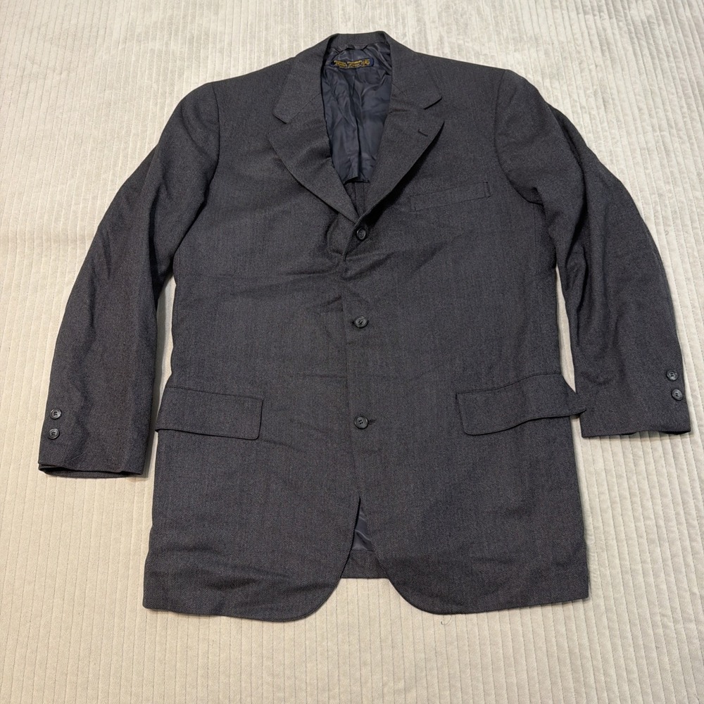 Vintage Brooks Brothers Golden Fleece 100% Wool Sz 42 Tailor In The USA